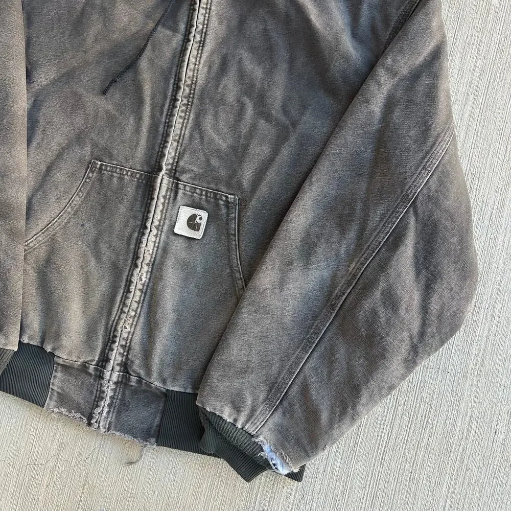Carhartt J06 TMB brown hooded work wear jacket
